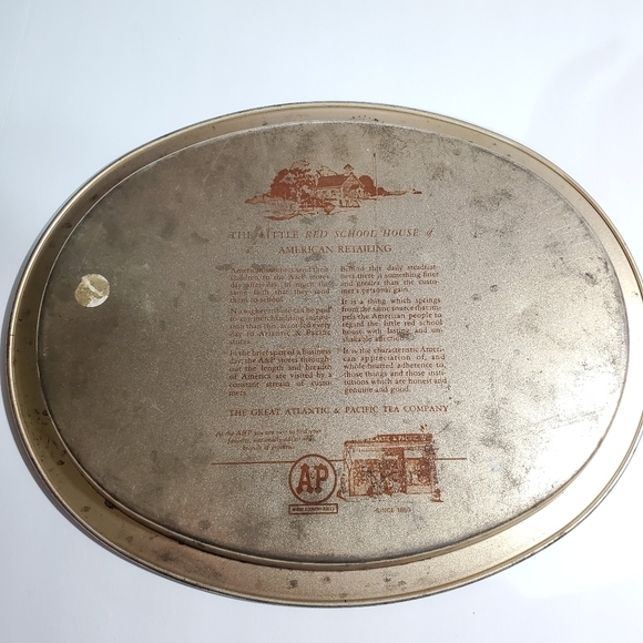 Vintage Great Atlantic & Pacific Tea co serving tray - Picture 7 of 9
